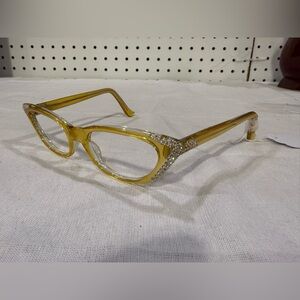 Rare 1950'S TWEC Frame With Rhinestones Made In France